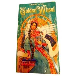 Tarot of the Golden Wheel Deck - 3x5 Slavic inspired tarot cards , NWOT ,